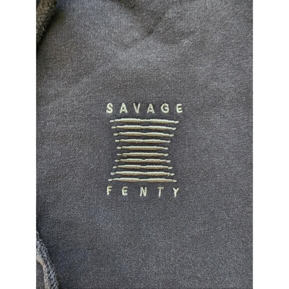 Savage X Fenty Jumpsuit 1X Unisex Black Hoodie Lounge One-piece JumpSuit - Picture 8 of 16